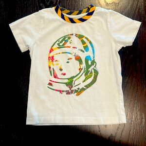 Billionaire Boys Club white & multicolored tee.Kids size 4T.